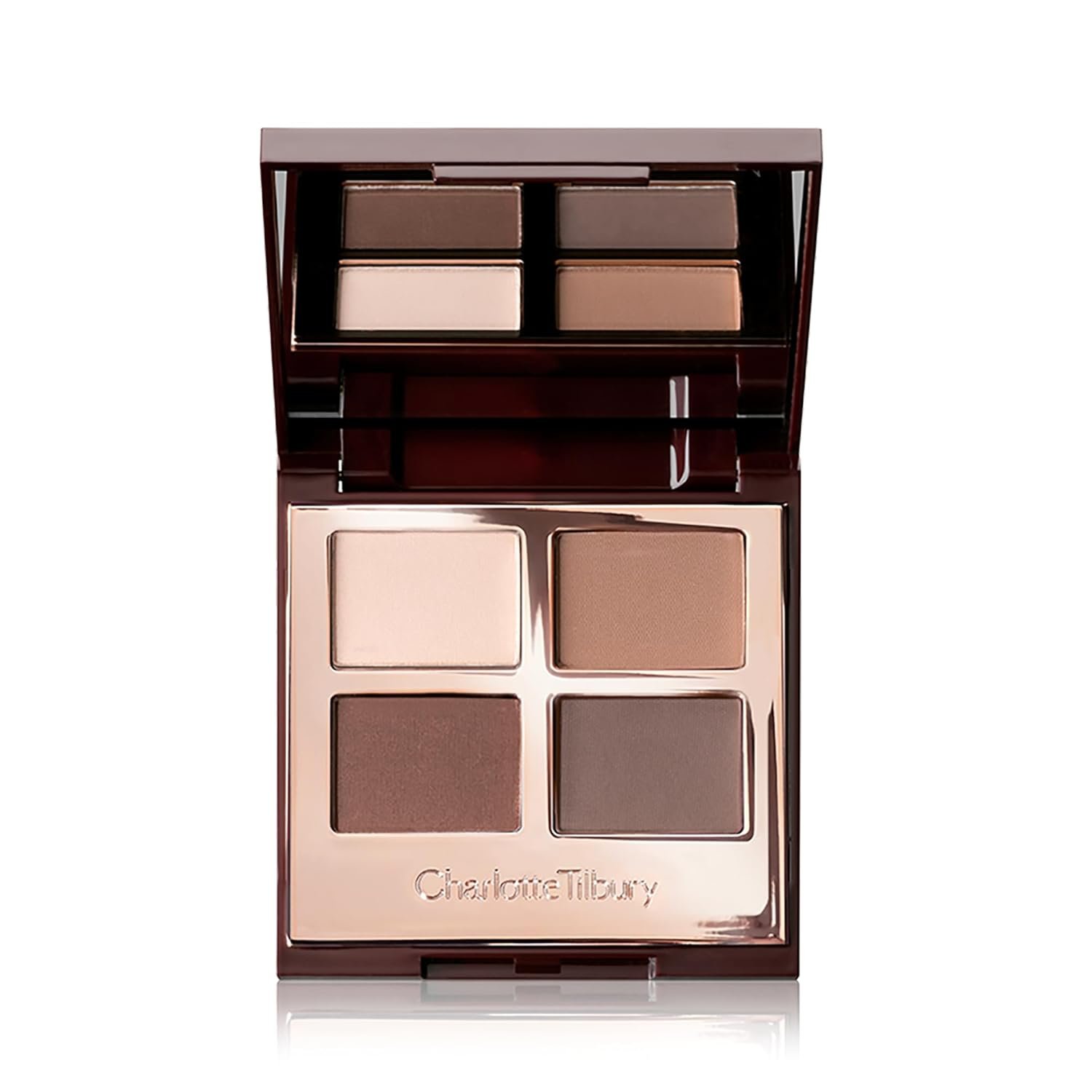 Charlotte Tilbury Luxury Palette Eyeshadow – Shimmer, Metallic & Satin Matte Eyeshadow Quad with a Rich Powder Formula – Includes 4 Complementary Shades
