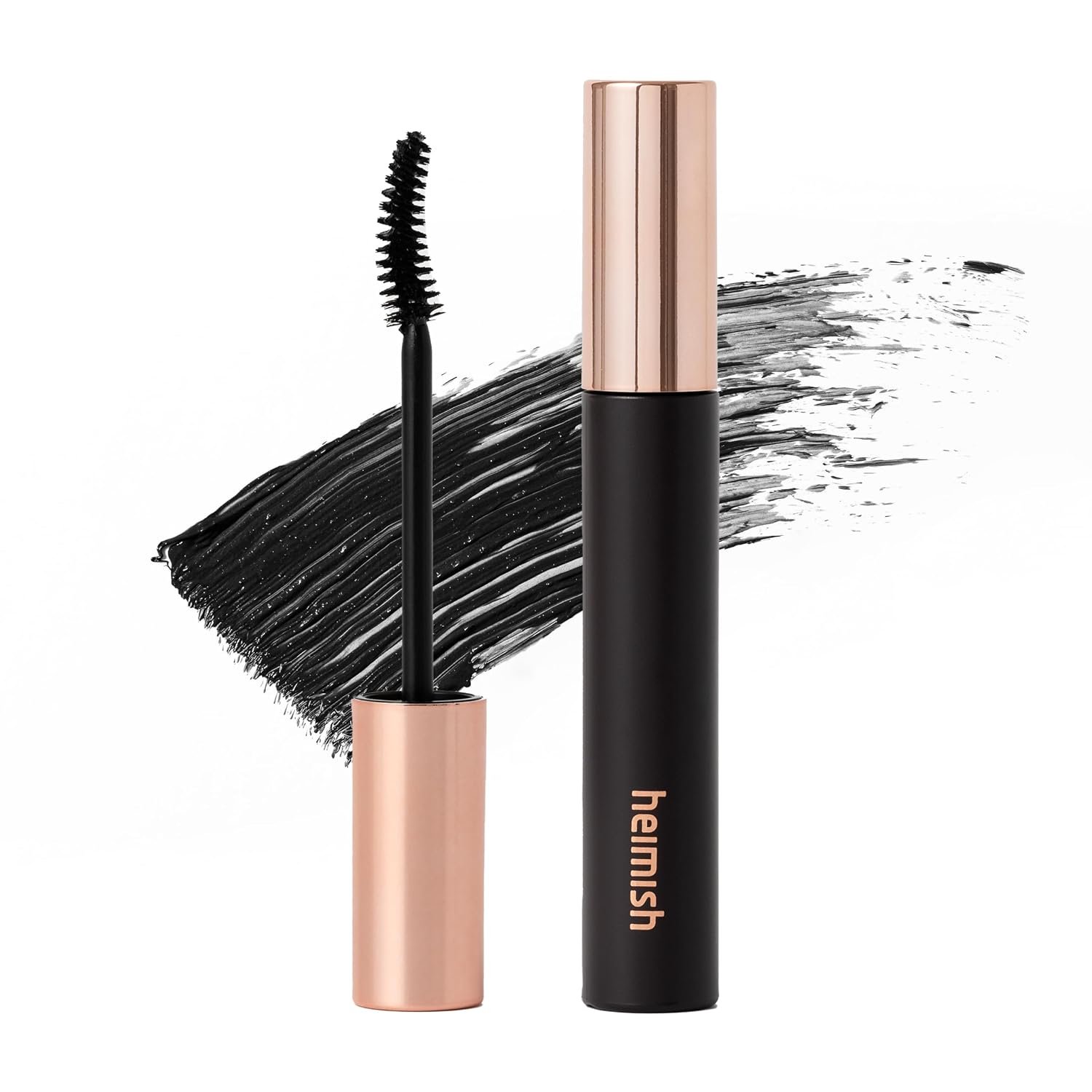 HEIMISH Dailism Smudge Stop Mascara 0.32oz/9g – Curling & Lengthening, Long-lasting, Waterproof, Smudge-proof, Non-Clumping, Washable Cleansing Korean Mascara – Black Curling