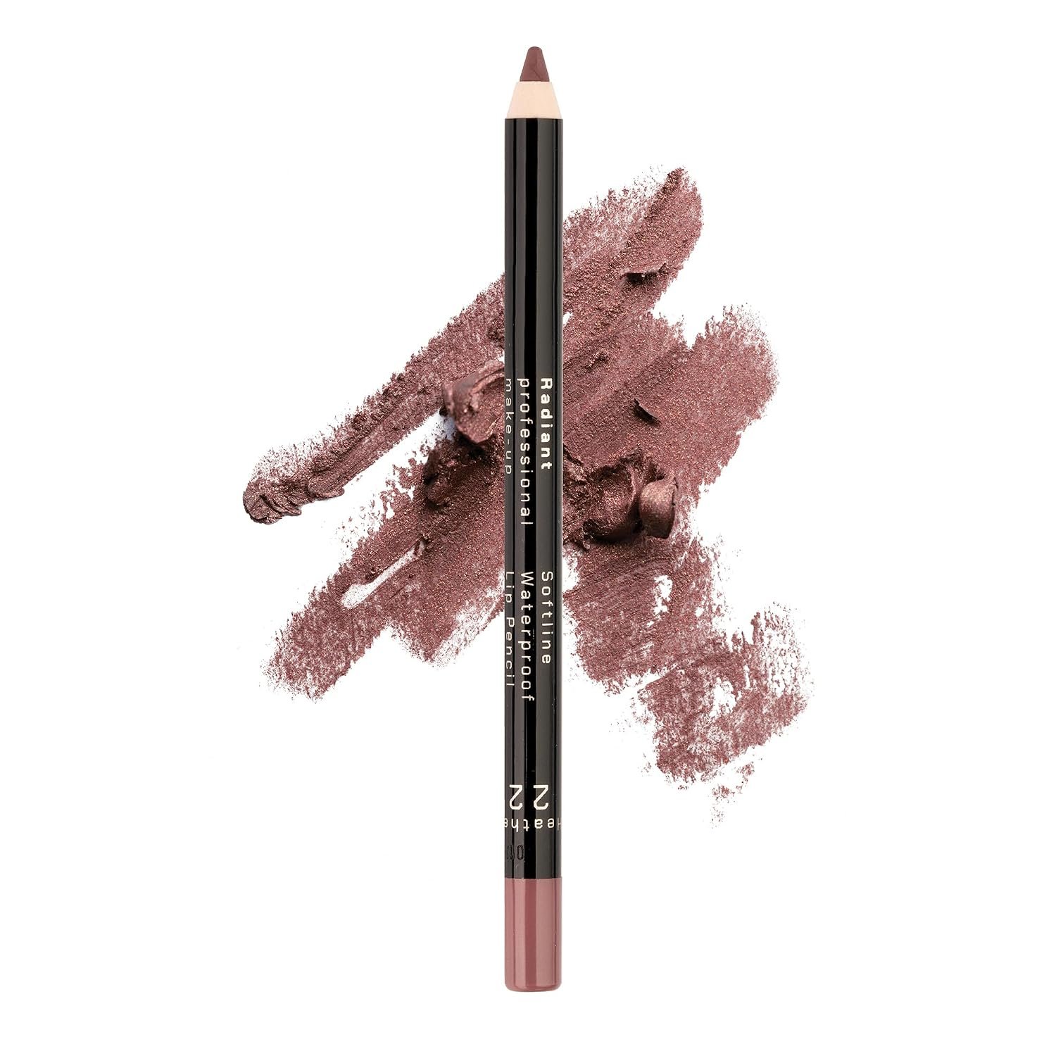 Radiant Professional Waterproof Lip Liner Pencil – Long Lasting Lip Liner for Defined Lips – Soft & Creamy Lipliner with Vitamin E – 1.20 gr, (22 HEATHER)