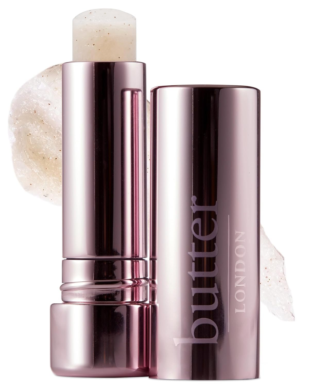 butter LONDON Lippy Lip Scrub Stick, Sugar Buttercream – 100% Natural Sugar-Based Lip Scrubber Exfoliator Nourishes, Hydrates & Lightens Dry & Dark Lips – Lip Care for Smooth & Fresh-Looking Lips