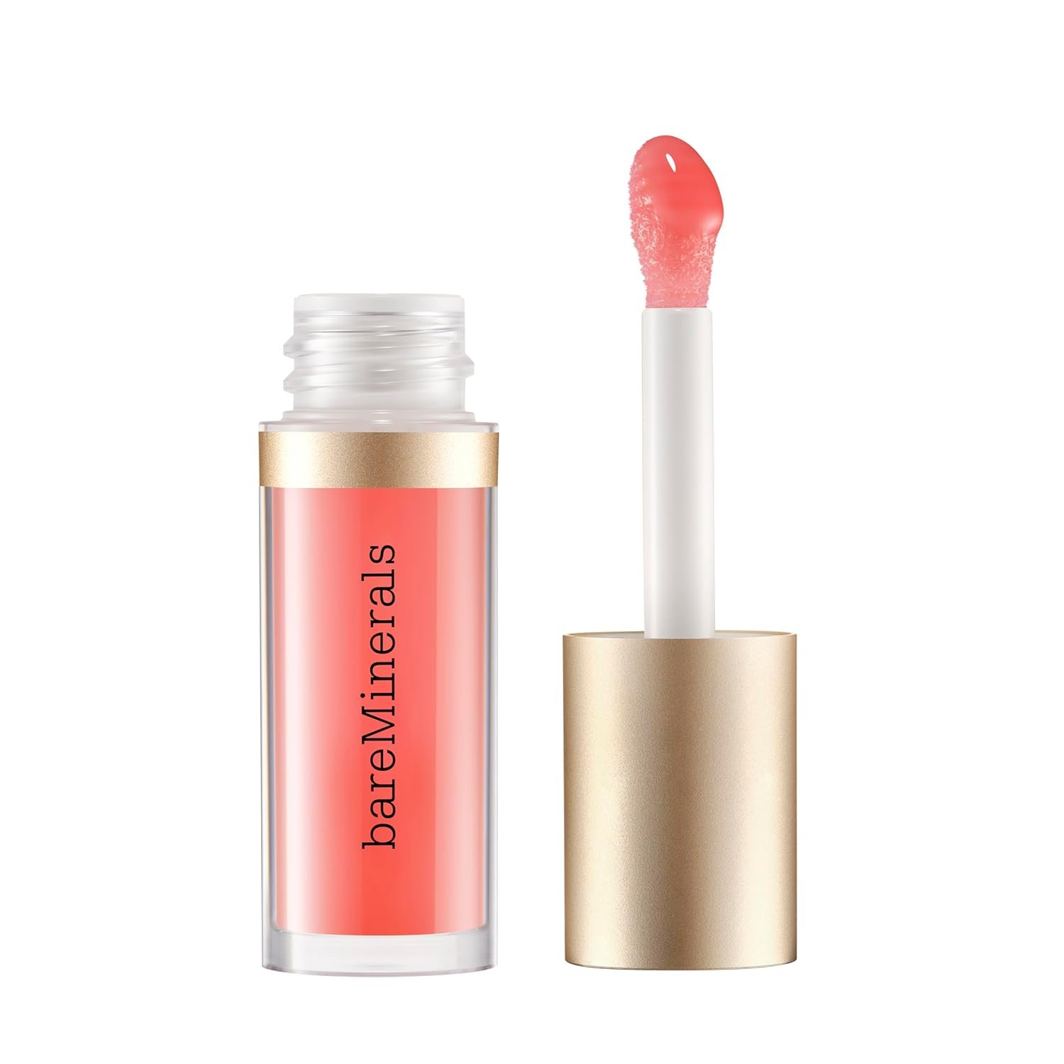 bareMinerals Nourishing Lip Oil, Ultra-Hydrating, Non-Sticky & High-Shine, Clean & Vegan Formula with 9 Botanical Oils & Hyaluronic Acid for Soft, Smooth Lips