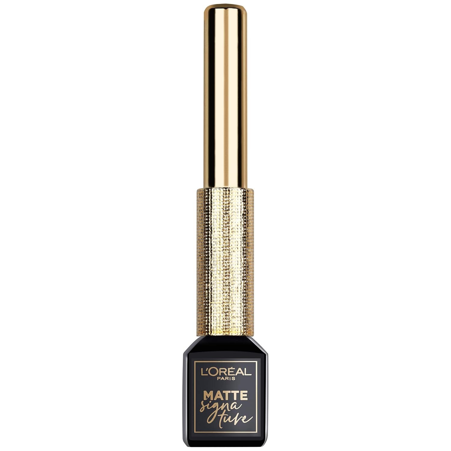 L’Oreal Paris Makeup Matte Signature Liquid Dip Eyeliner, Waterproof, Precise and Easy Application, All Day Wear, Vivid Matte Finish, Greige, 0.07 fl; Oz.