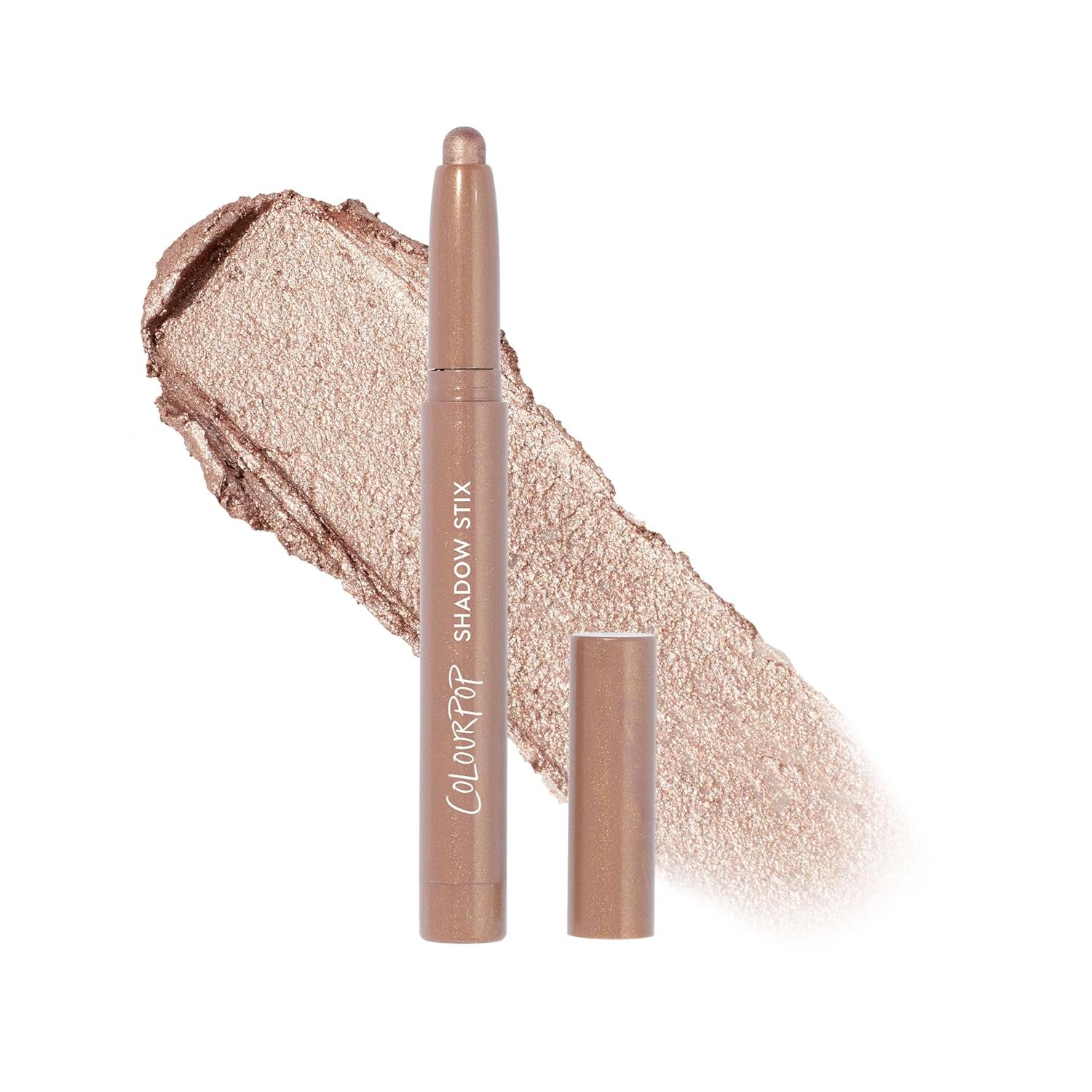 ColourPop Shadow Stix – Cream Eyeshadow Stick with Long-Lasting Color – Multi-Use Cream Makeup with a Built-In Sharpener & Precise Tip for Easy Application – Socialite (0.05 oz)