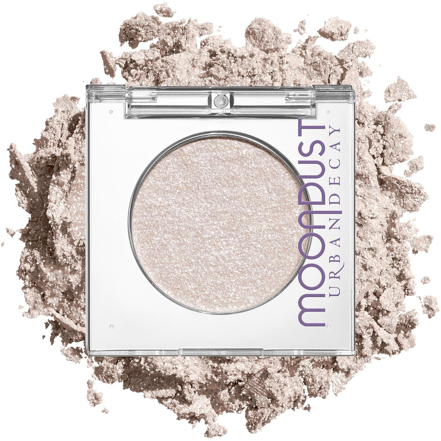 Urban Decay 24/7 Moondust Glitter Eyeshadow Single, Buildable Sparkly Eye Glitter, Long-lasting Shimmer Finish, Reflective Iridescent Eye Shadow Topper, Wet Look Effect – 0.06 oz
