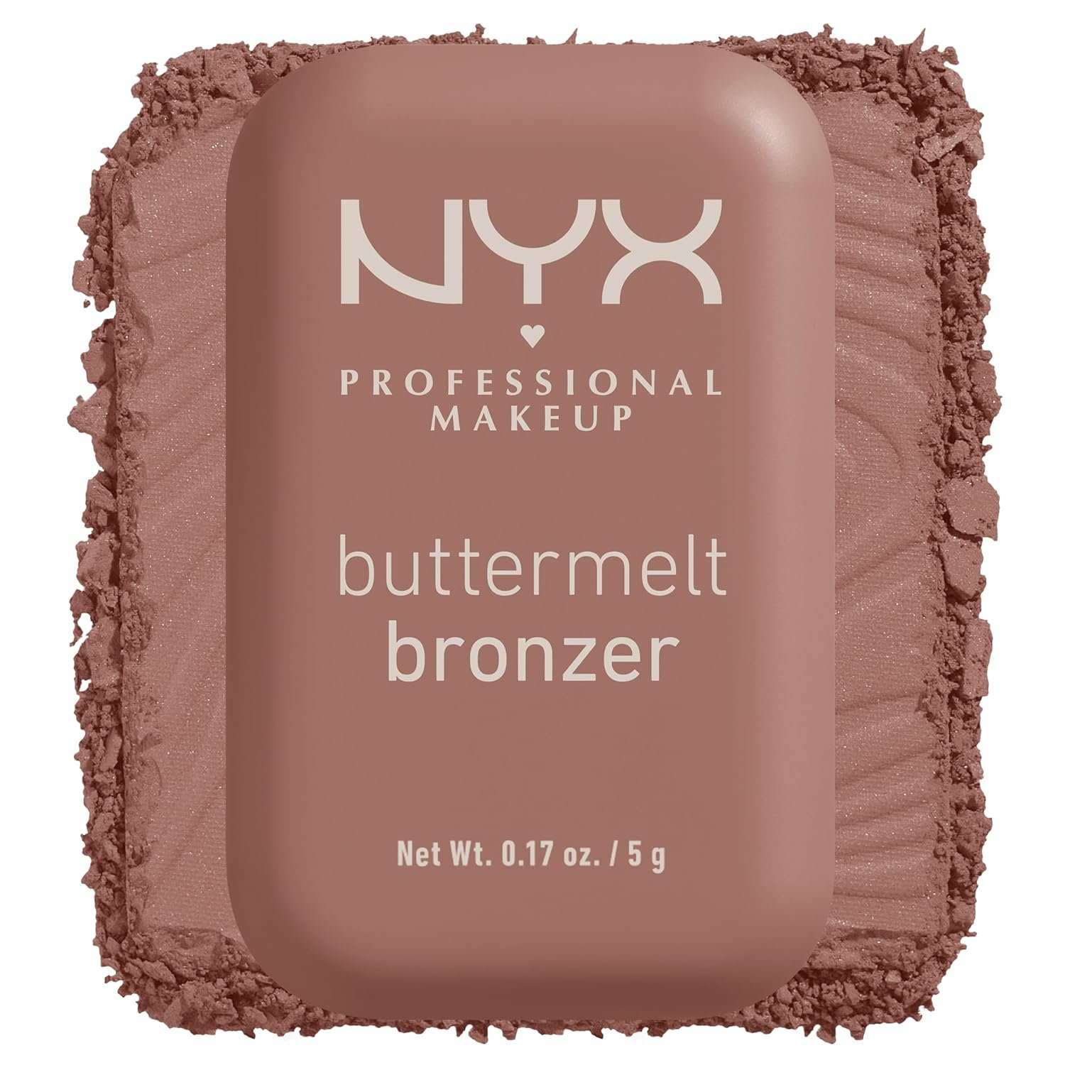NYX PROFESSIONAL MAKEUP Matte Buttermelt Bronzer, Longwear Face Makeup with Up to 12 Hours of Wear, Vegan Formula – All Butta’D Up (Light Medium Neutral)