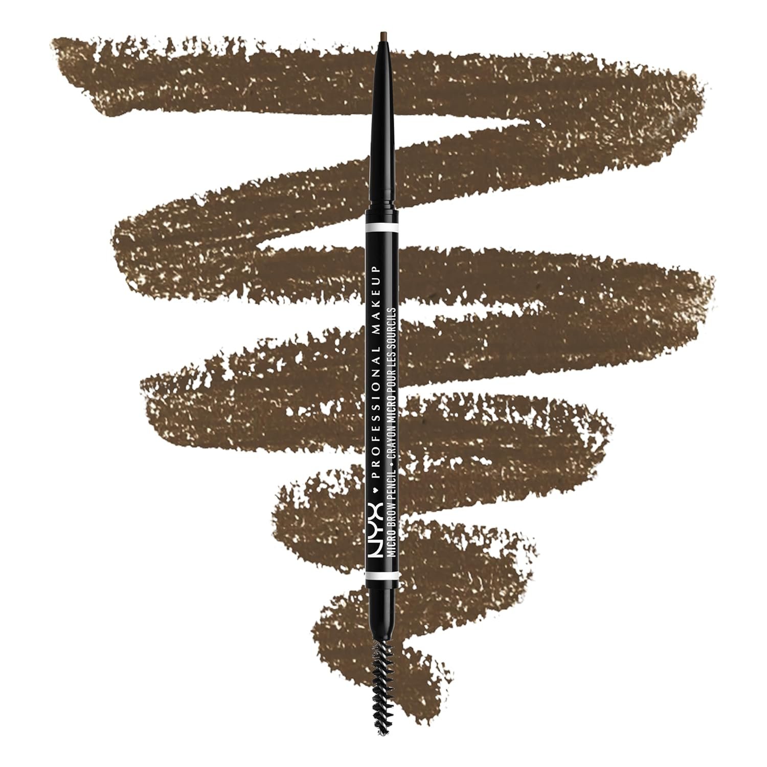 NYX PROFESSIONAL MAKEUP Micro Brow Pencil, Precise Eyebrow Pencil – Ash Brown