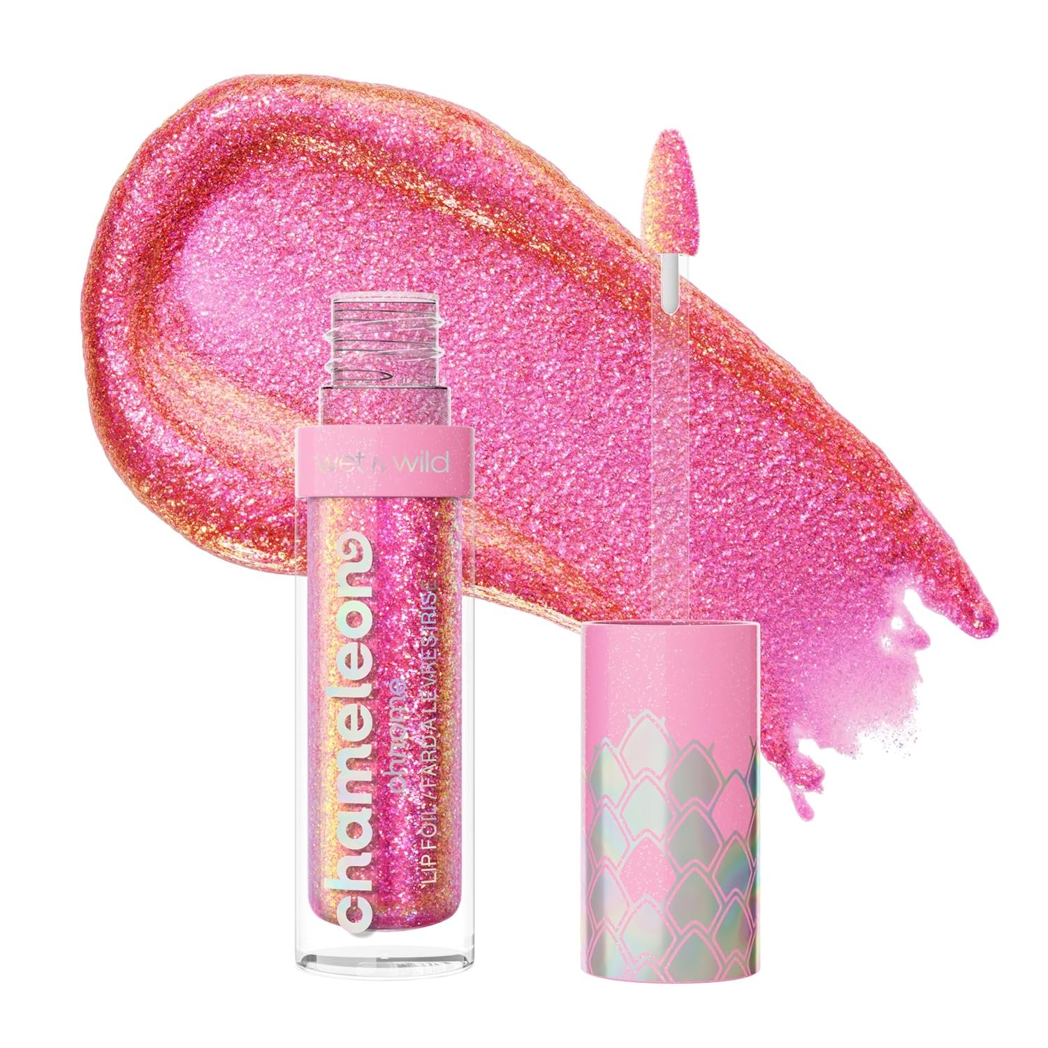 wet n wild Chameleon Chrome Lip Foil, Bold Light-Reflecting Pigments, Multidimensional Shine, Non-Sticky Smooth Formula,Vegan & Cruelty-Free – Halo’s Way