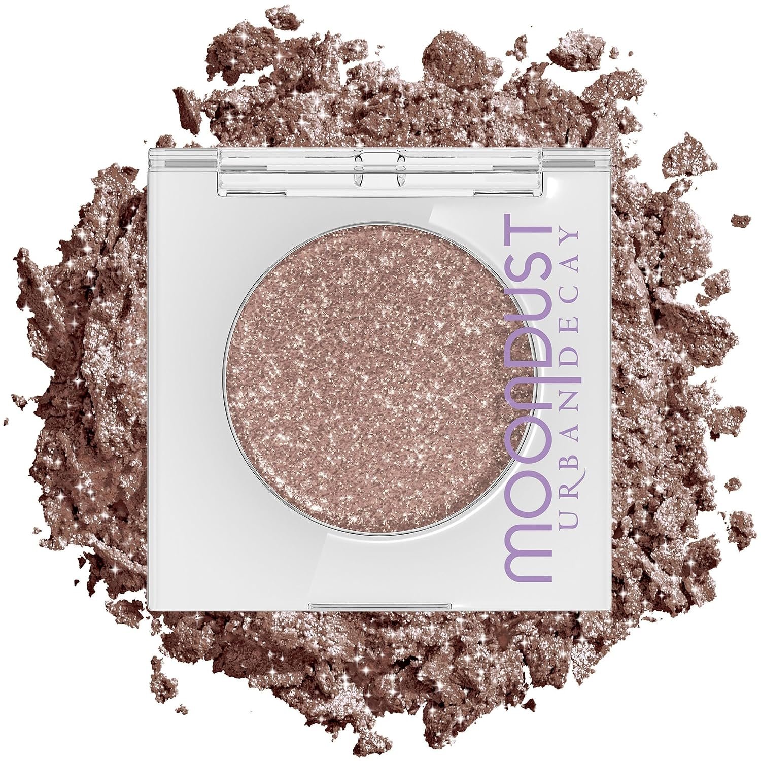 Urban Decay 24/7 Moondust Glitter Eyeshadow Single, Buildable Sparkly Eye Glitter, Long-lasting Shimmer Finish, Reflective Iridescent Eye Shadow Topper, Wet Look Effect – 0.06 oz