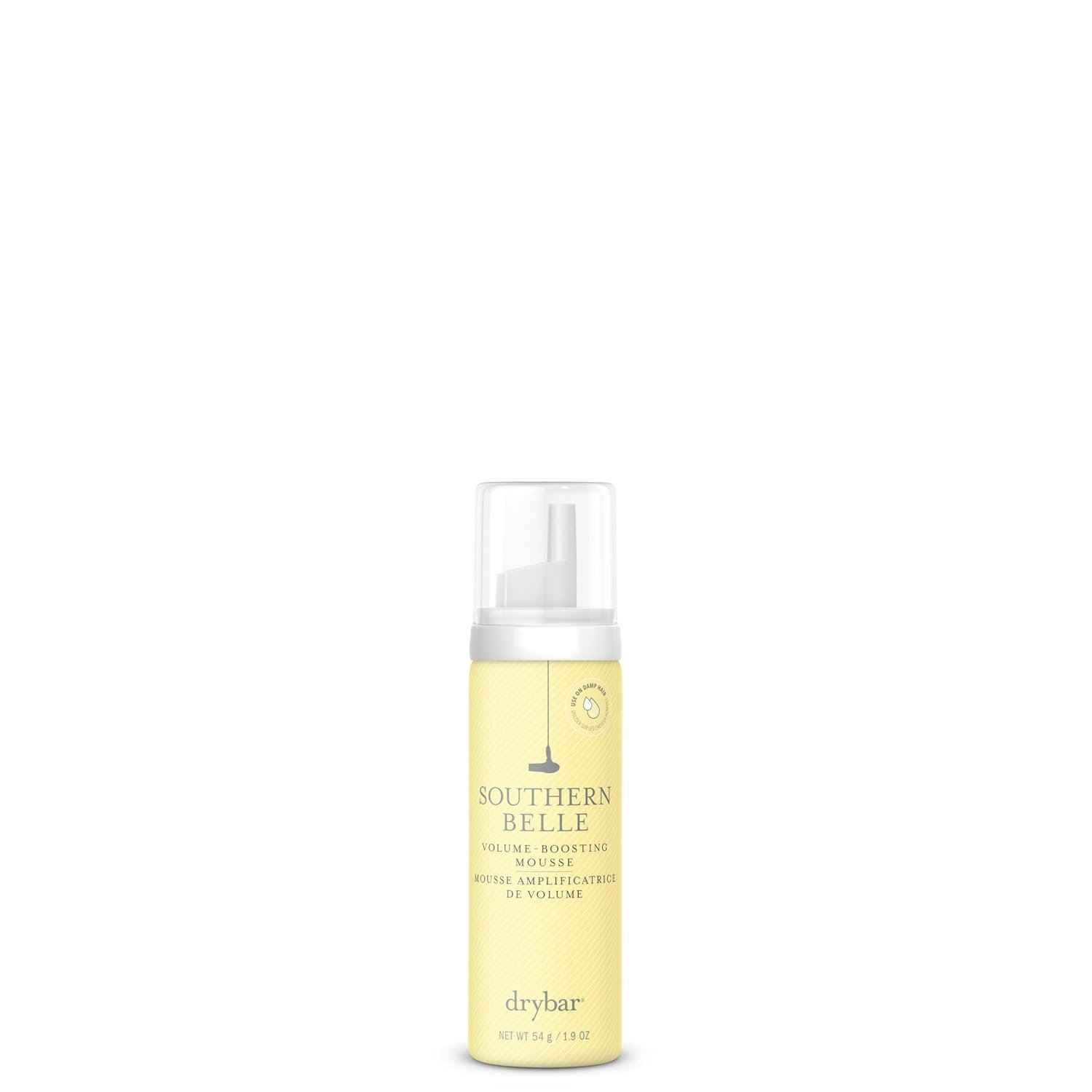 Drybar Southern Belle Volume – Boosting Mousse | Prevents Frizz & Damage, Smoothes Hair, and Provides Shine for Long-Lasting Body & Style