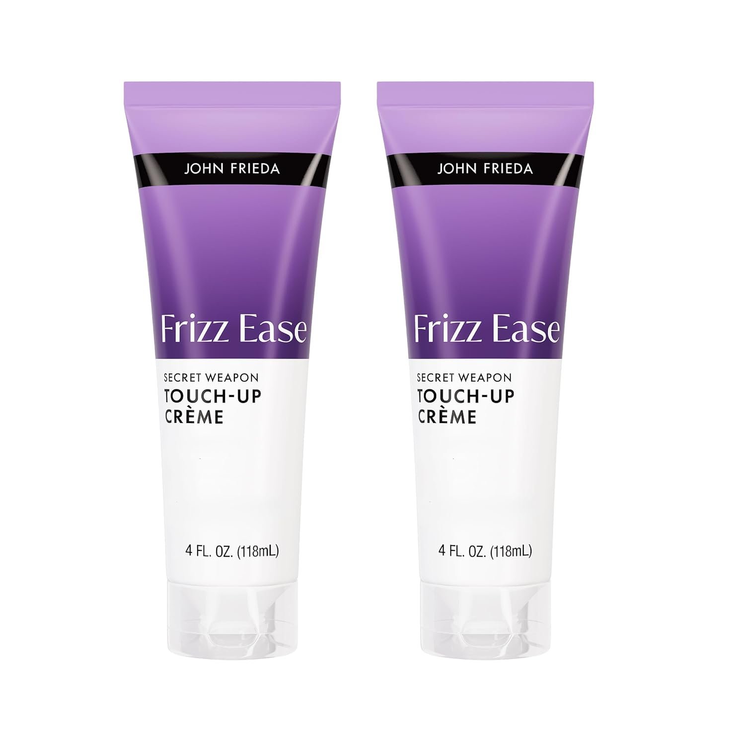 John Frieda Frizz Ease Secret Weapon Touch-Up Crème, Anti Frizz Hair Smoothing Cream, 4 Oz, Pack of 2