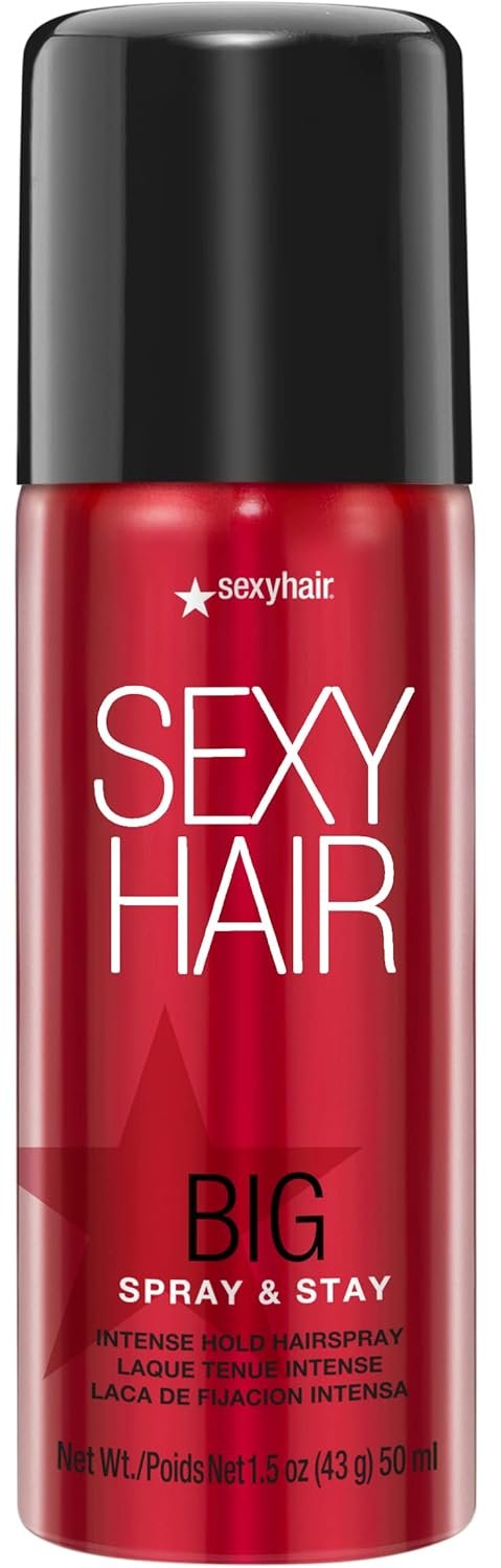 SexyHair Big Spray & Stay Intense Hold Hairspray | Extreme Hold and Shine | Up to 72 Hour Humidity Resistance | All Hair Types