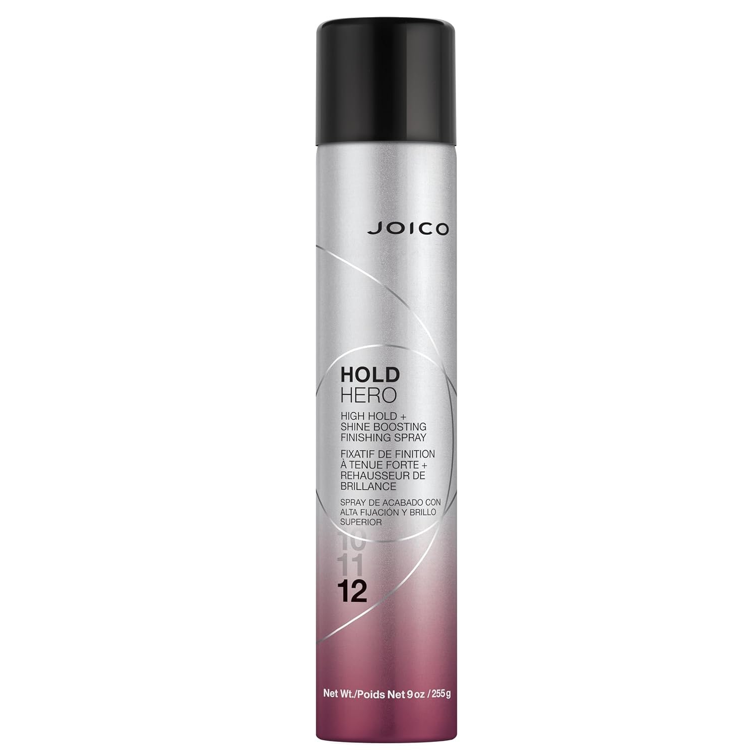 Joico Hold Hero High Hold + Shine Boosting Finishing Spray | For All Hair Types| Protect Against Heat & Humidity | Wind Resistant Up to 25 MPH | Boost Shine | 7-Day Hold