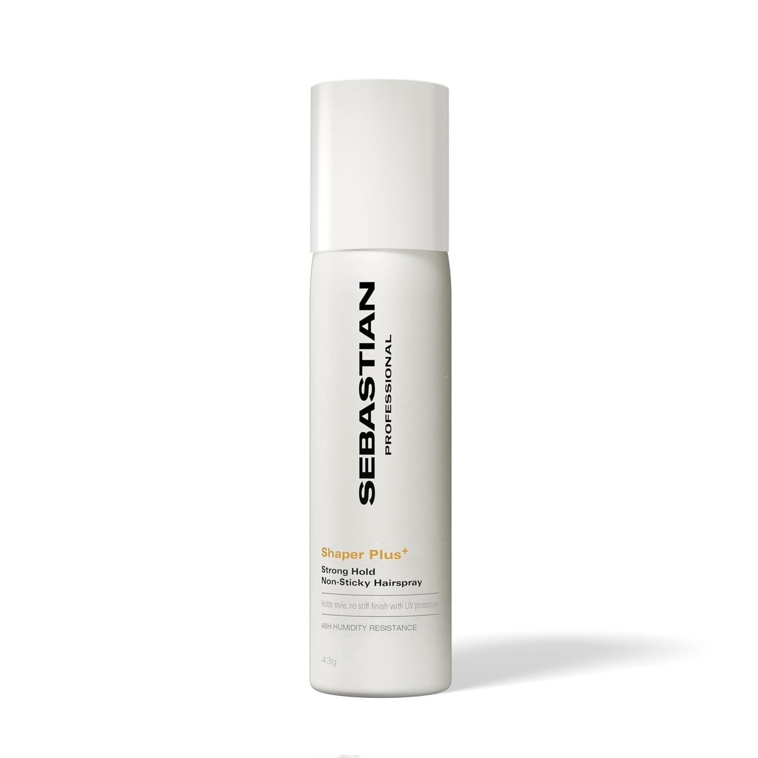 Sebastian Professional Shaper Plus Hairspray, 50% VOC | Humidity Resistant, Extra Hold | Packaging May Vary