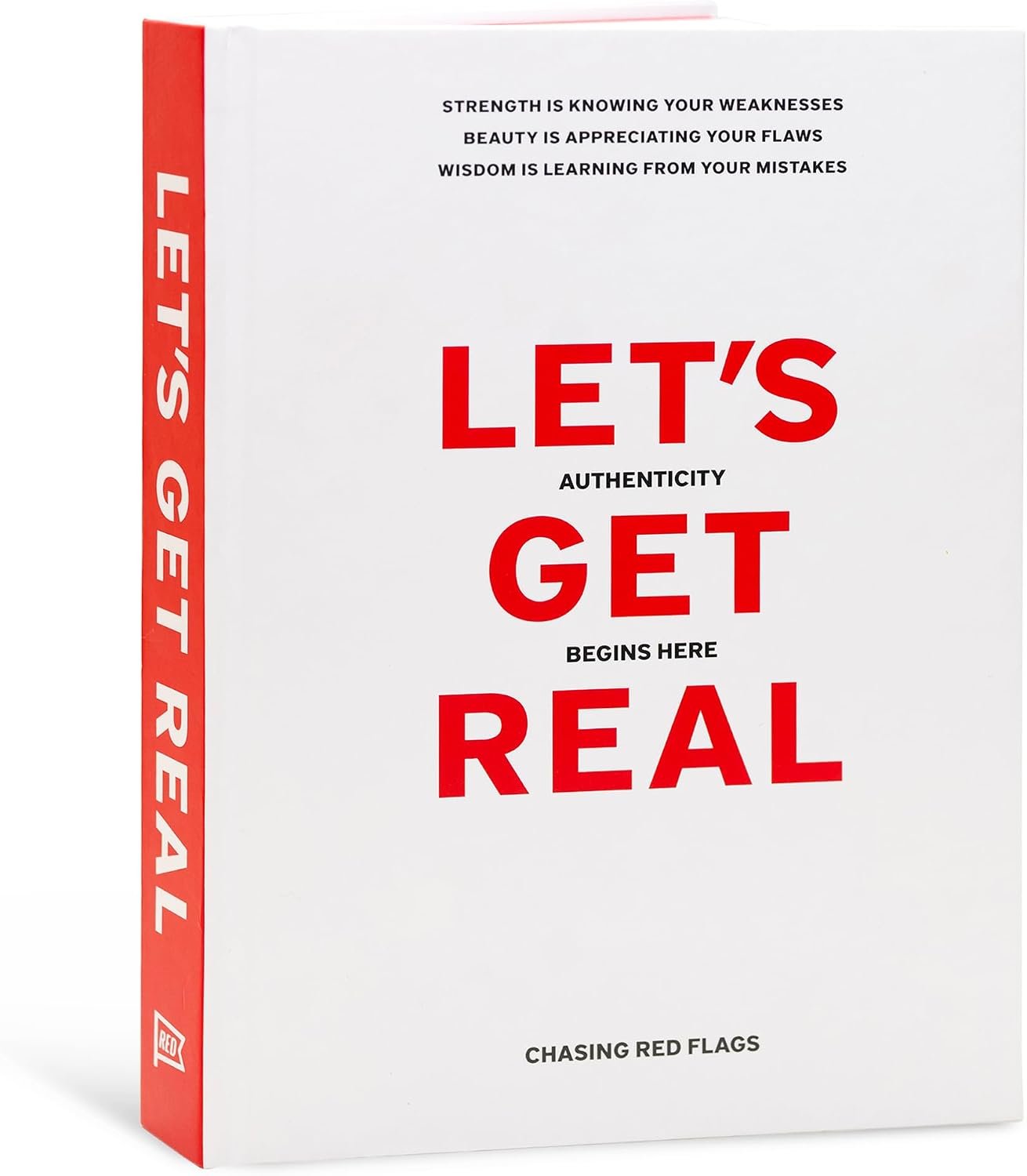 Let’s Get Real Guided Journal with 240 Writing Prompts for Self-Reflection | Personal Growth & Mindfulness, Undated Self Care Journal for Women & Men, Mental Health, Gratitude, Therapy & Wellness
