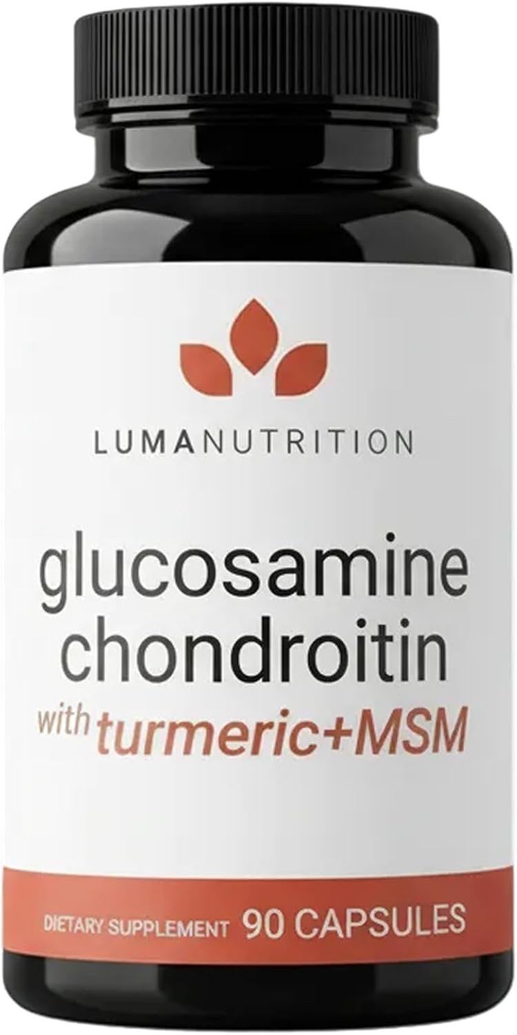 Luma Nutrition Glucosamine Chondroitin MSM Supplement – 90 Capsules