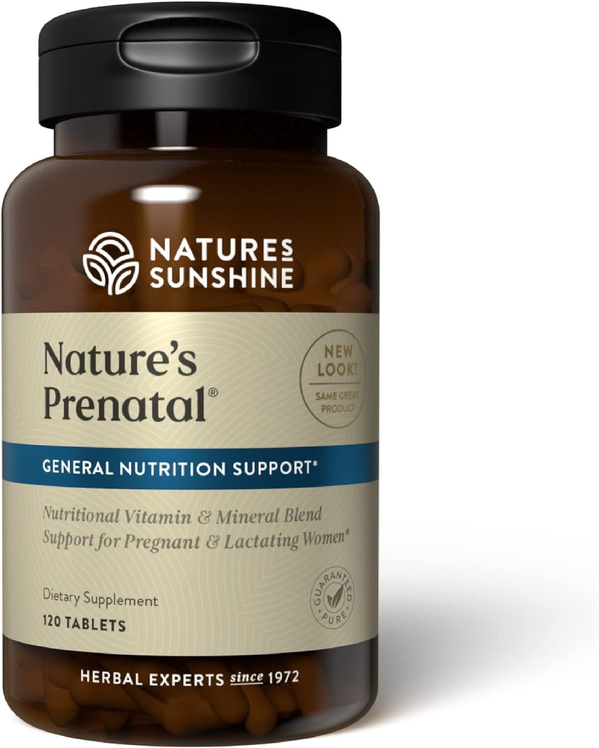 Nature’s Sunshine Prenatal, 120 Tablets | Prenatal Vitamin Provides a Combination of Vitamins and Minerals to Support the Nutritional Needs of Both Mother and Child