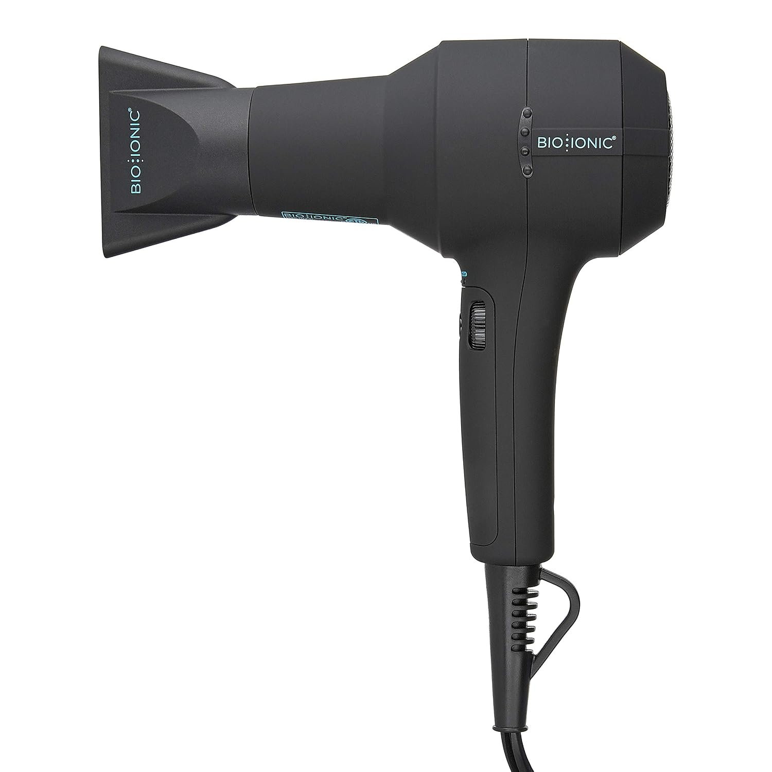 Bio Ionic PowerDiva Pro Speed Hair Dryer, Blow Dryer with Adjustable Heat & Speed, Professional Hair Styling Tool for Fast, Frizz-Free Hairstyles, Cool Shot, Compact for Travel, 1875W