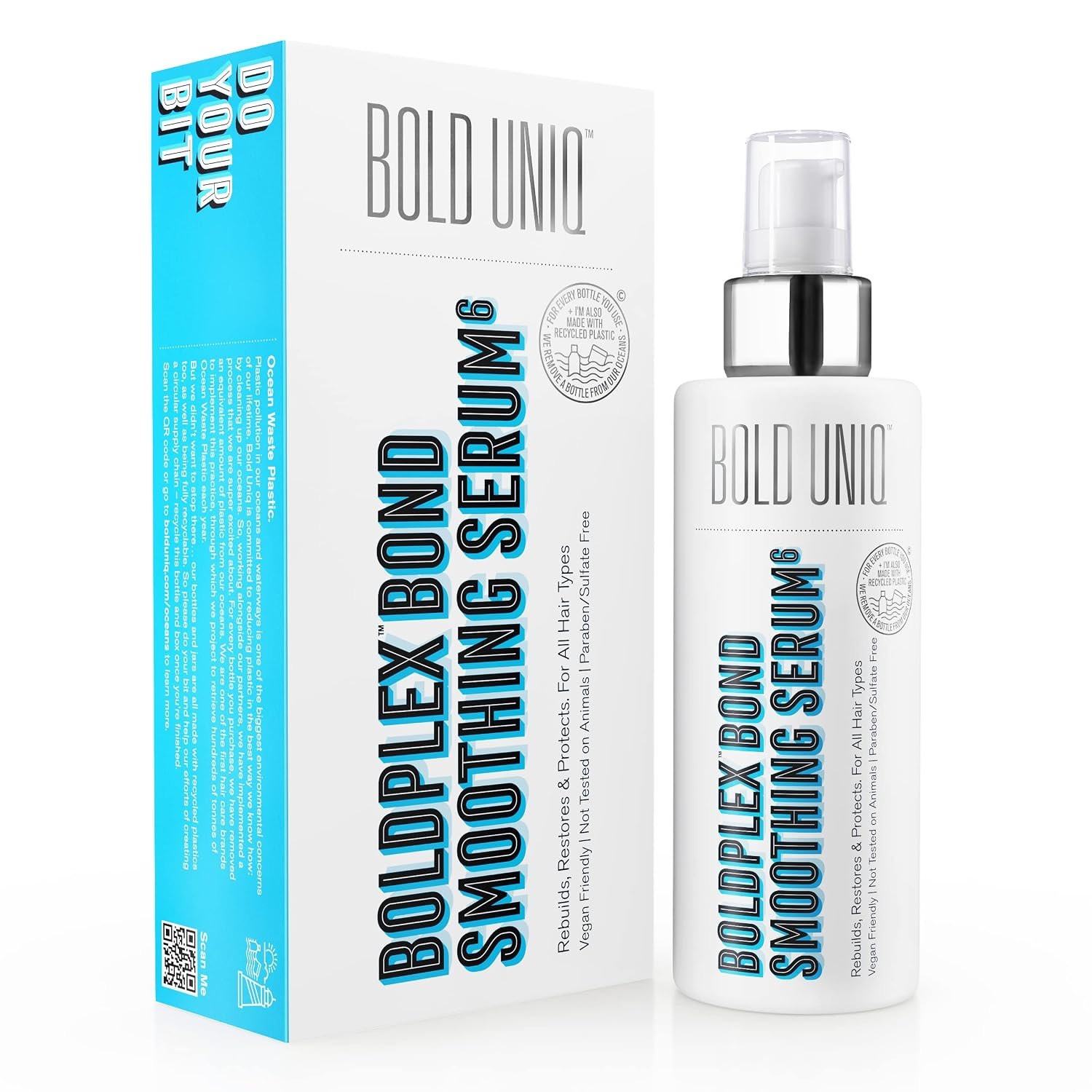 Boldplex 6 Hair Serum – Hydrating Leave In Protein Treatment for Frizzy, Dry, Damaged, Broken, Curly, Straight or Bleached Hair Types – Paraben & Sulfate Free. Cruelty Free, 100% Vegan. 5.9 Fl.Oz