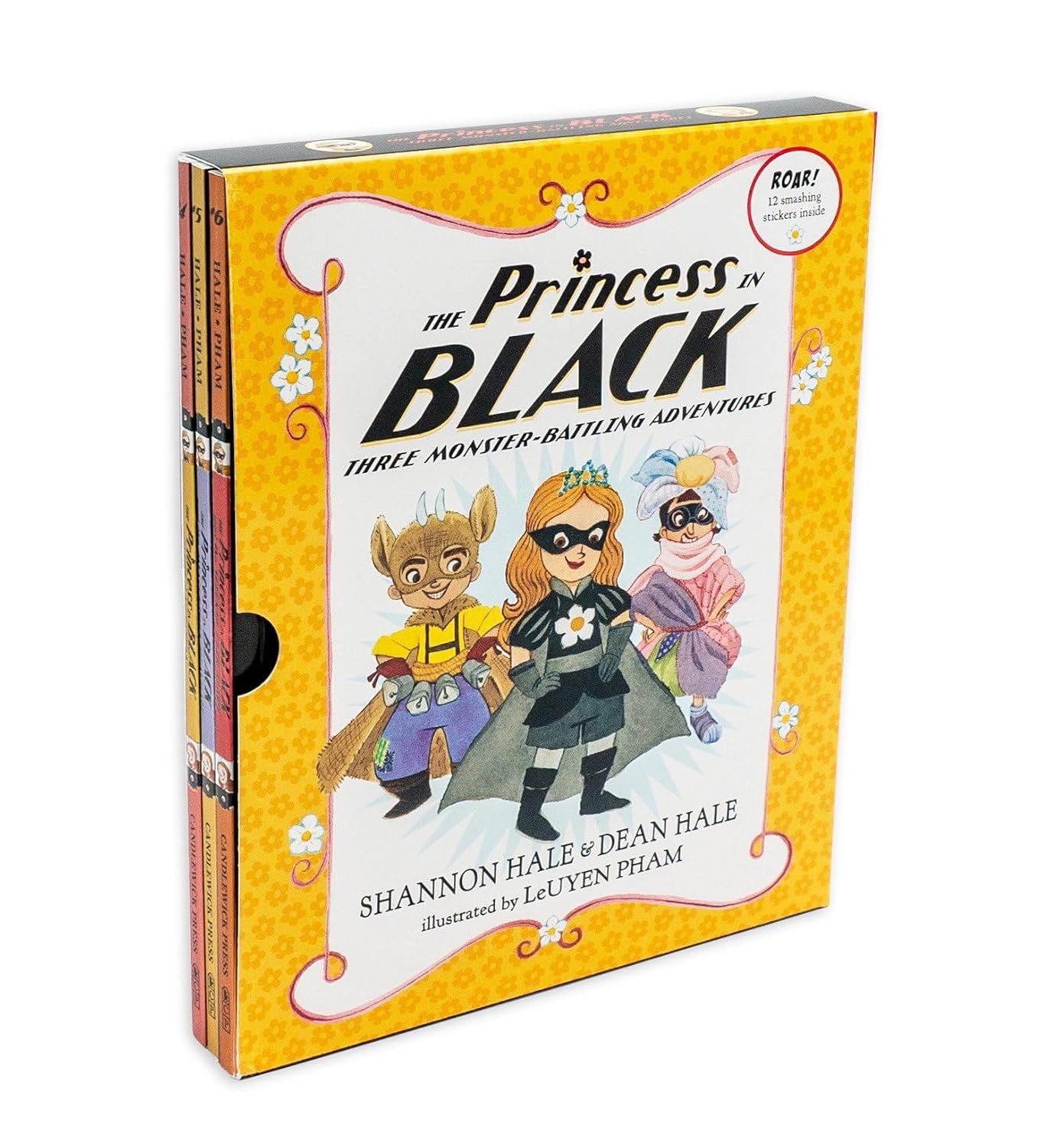 The Princess in Black: Three Monster-Battling Adventures: Books 4-6 (Box Set of Early Chapter Books About Funny Hero Adventures)