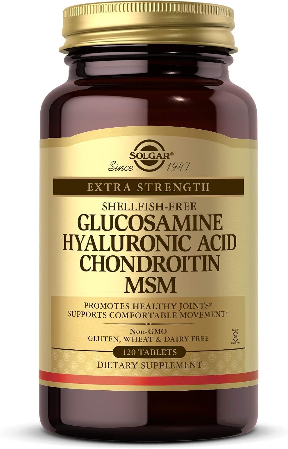 Solgar Glucosamine Hyaluronic Acid Chondroitin Sulphate, 60 Capsules | Suitable for Vegetarians, Non-GMO, Gluten Free – 60 Capsule Servings